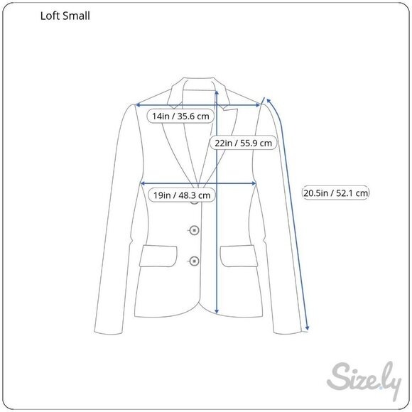 Ann Taylor Loft Denim Jean Jacket Blazer Sz Small Collared Button Front Pockets - Picture 2 of 9